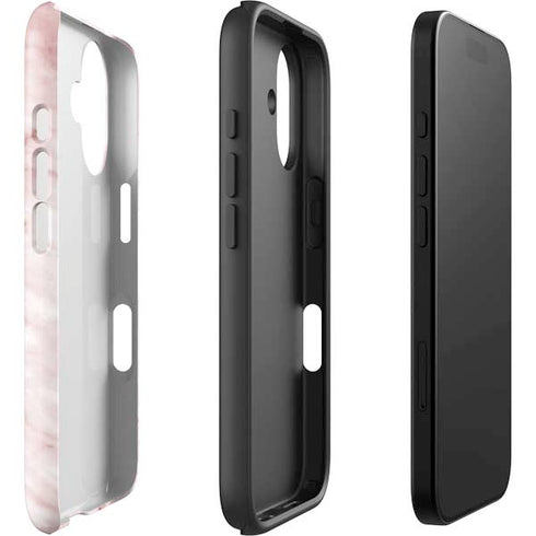 Pink Marble iPhone 16 Plus Impact Case